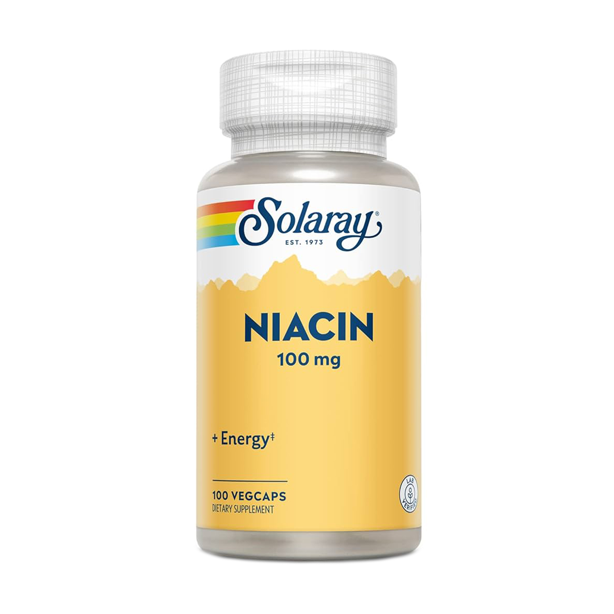 Ніацин Solaray Niacin 100 мг, 100 капсул